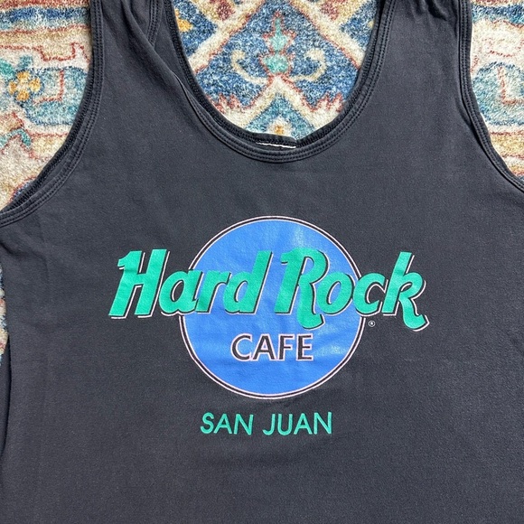 Vintage Hard Rock Cafe Logo Tank Top Medium - Picture 4 of 4